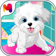 Скачать взломанную Puppy Pet Daycare - салон для ухода за питомцами [Много монет] версия 36.0 apk на Андроид