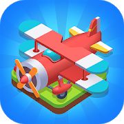 Скачать взломанную Merge Plane - Click & Idle Tycoon [Много монет] версия 1.18.0 apk на Андроид