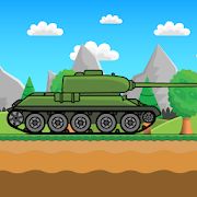Скачать взломанную Tank Attack 2 | Танки 2Д | Танковые сражения [Бесконечные деньги] версия 1.0.0.9 apk на Андроид
