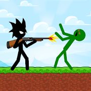Скачать взломанную Stickman Zombie Shooter: Зомби шутер с человечком [Бесконечные деньги] версия 1.4.12 apk на Андроид