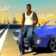 Скачать взломанную San Andreas Auto Gang Wars: Grand Real Theft Fight [Много монет] версия 9.4 apk на Андроид