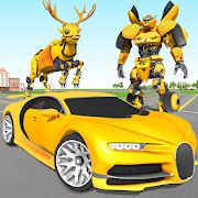Скачать взломанную Deer robot car game - робот-трансформер игры [Разблокировано все] версия 1.0.2 apk на Андроид