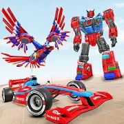 Скачать взломанную Игра Eagle robot car - Формула автомобилей игры [Много монет] версия 1.1.0 apk на Андроид