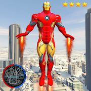 Скачать взломанную Super Iron Rope Hero - Fighting Gangstar Crime [Много монет] версия 3.6 apk на Андроид