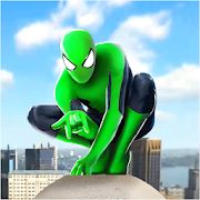 Скачать взломанную Spider Rope Hero: Ninja Gangster Crime Vegas City [Много монет] версия 1.0.13 apk на Андроид