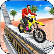 Скачать взломанную Bike Stunt Racing 3D - Moto Bike Race Game [Много монет] версия 3.0 apk на Андроид
