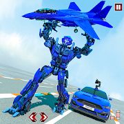 Скачать взломанную Flying Car- Super Robot Transformation Simulator [Много монет] версия 1.0.11 apk на Андроид