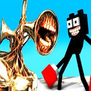 Скачать взломанную Siren Head vs Cartoon Cat Horror Game [Разблокировано все] версия 6.3 apk на Андроид