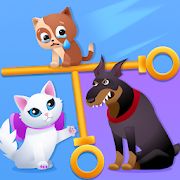 Скачать взломанную Kitten Rescue - Pin Pull [Бесконечные деньги] версия 1.3 apk на Андроид