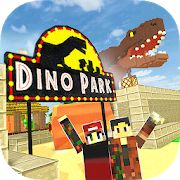 Скачать взломанную Тематический Дино Парк Крафт: Парк Динозавров [Бесконечные деньги] версия Зависит от устройства apk на Андроид