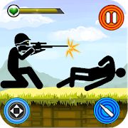 Скачать взломанную гора снайпер пистолет стрелок - Stickman Игры [Много монет] версия 2.58 apk на Андроид
