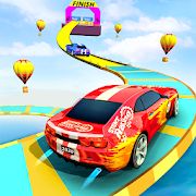 Скачать взломанную Furious Car Stunts Mega Ramp Car Games [Бесконечные деньги] версия 4.0 apk на Андроид