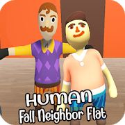 Скачать взломанную Human Fall Neighbor Flat Mod [Много монет] версия 1.2 apk на Андроид