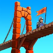 Скачать взломанную Bridge Constructor Medieval [Много монет] версия 1.5 apk на Андроид