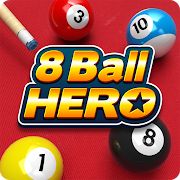 Скачать взломанную 8 Ball Hero - Американский бильярд: головоломка [Разблокировано все] версия 1.17 apk на Андроид