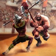 Скачать взломанную Gladiator Heroes - файтинг и стратегия [Бесконечные деньги] версия 3.4.5 apk на Андроид