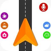 Скачать Голосовой GPS-навигатор, GPS-навигатор Вождение [Полная] версия 1.20 apk на Андроид