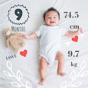 Скачать Baby Story Tracker Milestone Sticker Photo Editor [Без Рекламы] версия 9.5.3 apk на Андроид