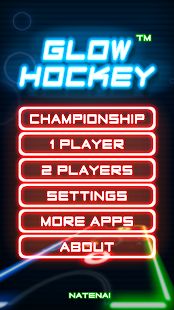 Скачать взломанную Glow Hockey [Много монет] версия 1.3.9 apk на Андроид