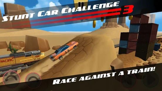 Скачать взломанную Stunt Car Challenge 3 [Разблокировано все] версия 3.21 apk на Андроид