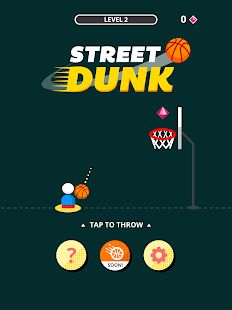 Скачать взломанную Street Dunk [Много монет] версия 1.0.5 apk на Андроид