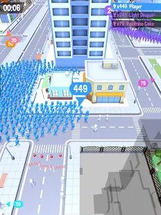 Скачать взломанную Crowd City [Бесконечные деньги] версия 1.5.4 apk на Андроид