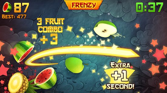 Скачать взломанную Fruit Ninja® [Много монет] версия 2.8.5 apk на Андроид