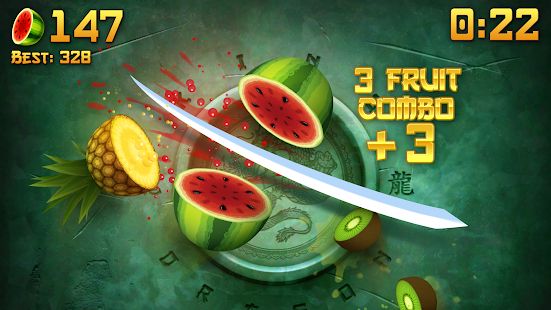 Скачать взломанную Fruit Ninja® [Много монет] версия 2.8.5 apk на Андроид