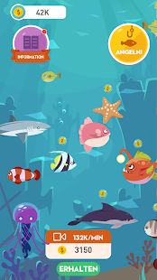 Скачать взломанную Happy Fishing - Catch Fish and Treasures [Бесконечные деньги] версия 1.0 apk на Андроид