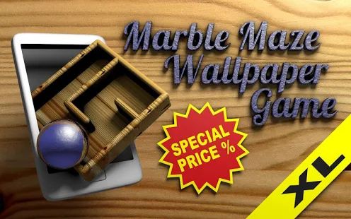 Скачать взломанную Marble Maze Wallpaper Game XL [Разблокировано все] версия 1.3 apk на Андроид