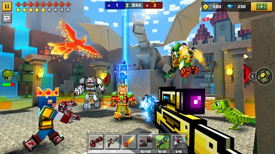 Скачать взломанную Pixel Gun 3D: Battle Royale (Стрелялки Онлайн) [Бесконечные деньги] версия 17.5.1 apk на Андроид