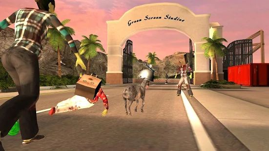 Скачать взломанную Goat Simulator GoatZ [Много монет] версия 1.4.6 apk на Андроид