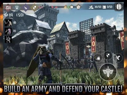 Скачать взломанную Heroes and Castles 2 - Strategy Action RPG [Много монет] версия Зависит от устройства apk на Андроид