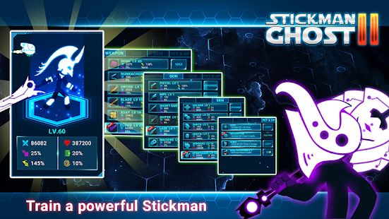 Скачать взломанную Stickman Ghost 2: Gun Sword - Shadow Action RPG [Бесконечные деньги] версия 6.6 apk на Андроид