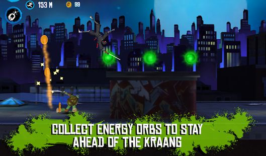 Скачать взломанную TMNT: ROOFTOP RUN [Бесконечные деньги] версия 3.0.9 apk на Андроид