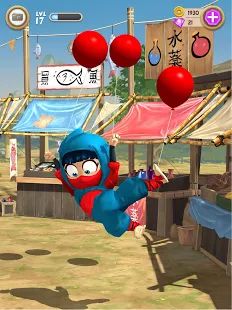 Скачать взломанную Clumsy Ninja [Много монет] версия 1.31.0 apk на Андроид