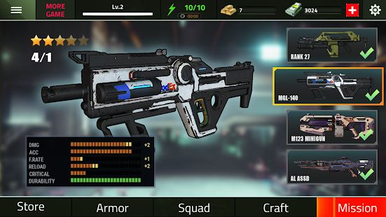 Скачать взломанную Fatal Bullet - FPS Gun Shooting Game [Много монет] версия 1.1.1 apk на Андроид