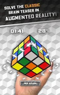 Скачать взломанную Rubik’s Cube Augmented! [Много монет] версия 1.26 apk на Андроид