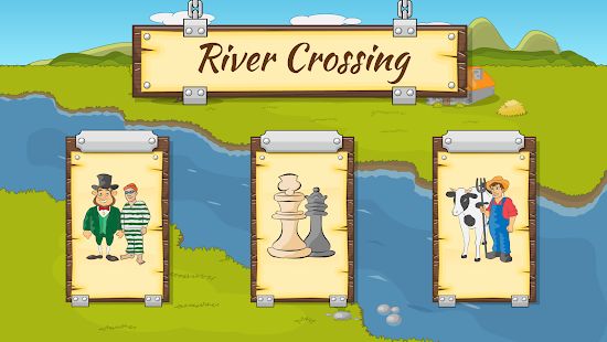 Скачать взломанную River Crossing IQ Logic Puzzles & Fun Brain Games [Разблокировано все] версия Зависит от устройства apk на Андроид