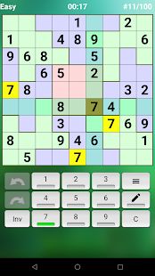 Скачать взломанную Sudoku offline [Много монет] версия 1.0.26.10 apk на Андроид