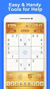 Скачать взломанную Sudoku [Много монет] версия 1.0.8 apk на Андроид