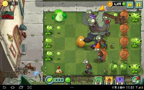 Скачать взломанную Plants vs. Zombies™ 2 Free [Много монет] версия 8.0.1 apk на Андроид