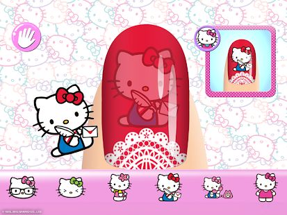 Скачать взломанную Маникюрный салон Hello Kitty [Бесконечные деньги] версия 1.9 apk на Андроид
