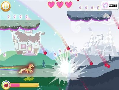 Скачать взломанную My Little Pony Радужные гонки [Бесконечные деньги] версия 1.4 apk на Андроид