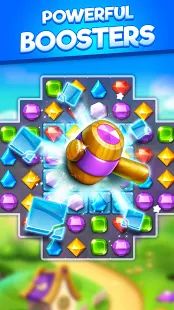 Скачать взломанную Bling Crush - Jewels & Gems Match 3 Puzzle Game [Бесконечные деньги] версия Зависит от устройства apk на Андроид