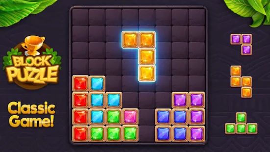 Скачать взломанную Block Puzzle Jewel [Бесконечные деньги] версия 39.0 apk на Андроид