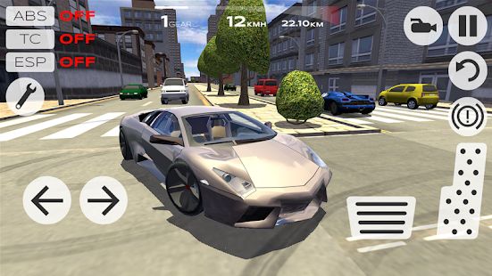 Скачать взломанную Extreme Car Driving Simulator [Много монет] версия Зависит от устройства apk на Андроид