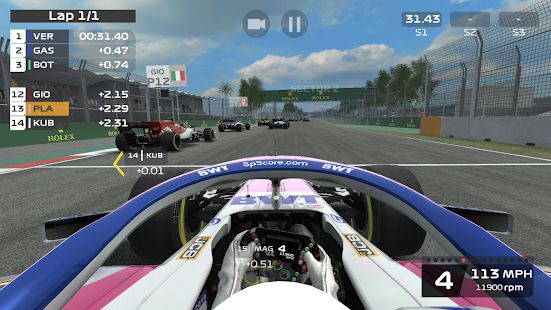 Скачать взломанную F1 Mobile Racing [Бесконечные деньги] версия 1.22.8 apk на Андроид