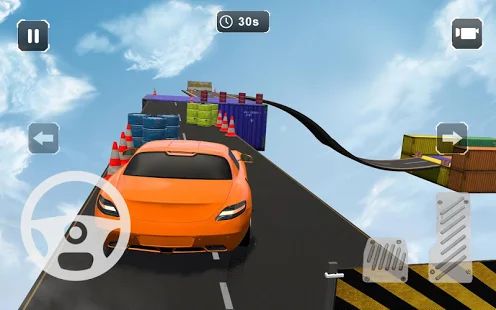 Скачать взломанную Невозможные треки Car Stunt Game: New Games 2019 [Бесконечные деньги] версия 1.7 apk на Андроид