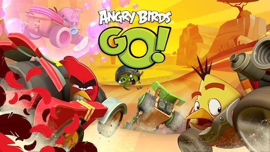 Скачать взломанную Angry Birds Go! [Много монет] версия 2.9.1 apk на Андроид
